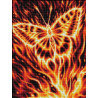 Огненная бабочка Алмазная вышивка мозаика АЖ-1854