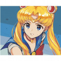 Сейлор Мун Sailor Moon Anime Раскраска картина по номерам на холсте
