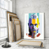 Пример в интерьере Рагнар арт 80х100 см Раскраска картина по номерам на холсте с неоновыми красками AAAA-RS103-80x100