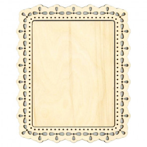  Узор 1 средняя Рамка деревянная для вышивки ОР-120