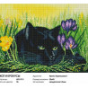  Кот и крокусы Алмазная вышивка мозаика на подрамнике Белоснежка 603-ST-S