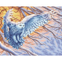 Полярная сова Алмазная вышивка мозаика BrilliArt