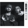 MiyaGi & Andy Panda 80х80 Раскраска картина по номерам на холсте