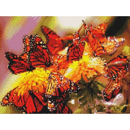 Яркие бабочки Алмазная вышивка (мозаика) Sddi Anya