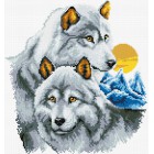 Северные волки Алмазная вышивка (мозаика) Sddi Anya