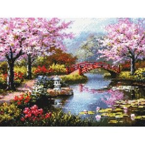 Японский сад Алмазная вышивка (мозаика) Sddi Anya