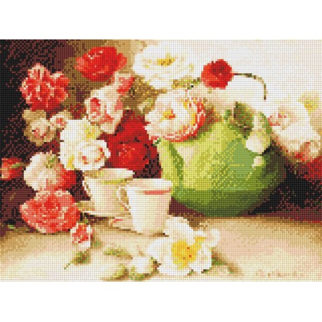 Утренний чай Алмазная вышивка (мозаика) Sddi Anya