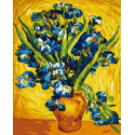 Ирисы Ван Гог Раскраска картина по номерам на холсте Color Kit
