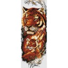 Тигр с тигренком Алмазная вышивка (мозаика) Sddi Anya
