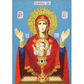  Икона Божией Матери Неупиваемая чаша Набор для вышивания бисером Золотое Руно РТ-158