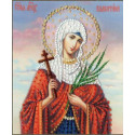 Икона Святой Мученицы Валентины Набор для вышивания бисером Золотое Руно
