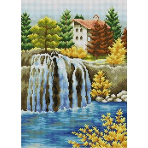 Водопад Алмазная вышивка (мозаика) Sddi Anya