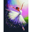 Невесомость балерины Алмазная вышивка мозаика на подрамнике на подрамнике