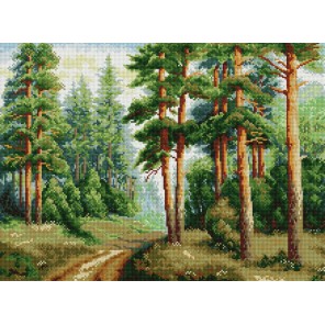 Сосновый лес Алмазная вышивка (мозаика) Sddi Anya