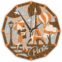 Часы Прогулки по Парижу Набор для творчества Котеин