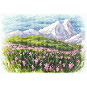  Весна в предгорье Алмазная вышивка мозаика Brilliart МС-078