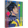  Bangtan Boys / BTS Корейская K-POP группа 100х125 см Раскраска картина по номерам на холсте с неоновой краской AAAA-RS246-100x1