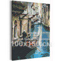 Прогулка по Венеции / Италия 100х150 см Раскраска картина по номерам на холсте