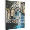  Прогулка по Венеции / Италия 100х150 см Раскраска картина по номерам на холсте AAAA-RS203-100x150