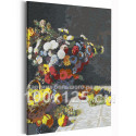 Цветы и фрукты Клод Моне / Известные картины 100х125 см Раскраска картина по номерам на холсте