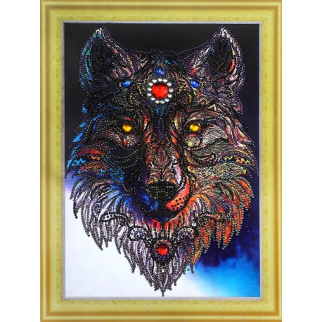  Волчица Алмазная картина фигурными стразами Color Kit FM011