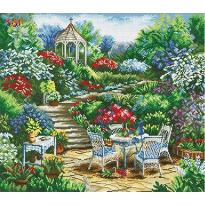 Отдых в саду Алмазная вышивка (мозаика) Sddi Anya
