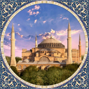  Мечеть Айя София в Стамбуле Алмазная вышивка мозаика АЖ-1927