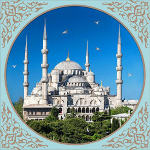  Голубая Мечеть в Стамбуле Алмазная вышивка мозаика АЖ-1928