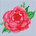 Бархатная роза Алмазная вышивка мозаика Белоснежка