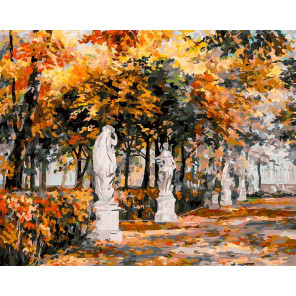  Санкт-Петербург. Летний сад Раскраска картина по номерам на холсте Белоснежка 453-ART