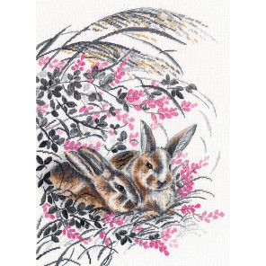  Кролики Набор для вышивания Овен 1428