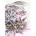 Кролики Набор для вышивания Овен