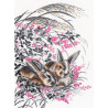  Кролики Набор для вышивания Овен 1428