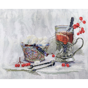  Чай с калиной Набор для вышивания Марья Искусница 04.009.21