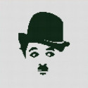 Чарли Чаплин Ткань с рисунком для вышивания бисером Конек