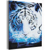  Тигр водяной / Символ года / Животные 60х80 см Раскраска картина по номерам на холсте с неоновой краской AAAA-RS397-60x80