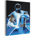 Саб -Зиро / Mortal Kombat / Мортал Комбат 100х150 см Раскраска картина по номерам на холсте