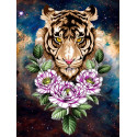 Взгляд тигра Алмазная вышивка мозаика Алмазное Хобби