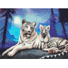  Тигры в ночи Алмазная вышивка мозаика Алмазное Хобби AH5529