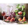 Натюрморт с фруктами Раскраска картина по номерам на холсте Белоснежка 479-OVC