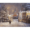 Снег на Волхонке Раскраска картина по номерам на холсте Белоснежка