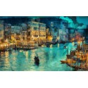 Ночная Венеция Алмазная вышивка (мозаика) Diy