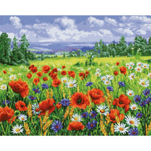  Луг диких цветов Раскраска картина по номерам Schipper (Германия) 9130824