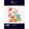 Упаковка Снеговичок и мишка Набор для вышивания Алиса 0-205