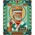 Святой Николай Чудотворец Канва с рисунком для вышивки бисером Конек