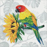  Яркий попугай Алмазная вышивка мозаика Гранни Ag2687