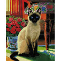 Сиамская кошка Алмазная вышивка мозаика АртФея