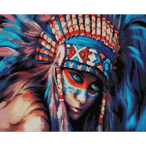  Индейская девушка Алмазная вышивка мозаика Арт Фея UA408