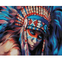 Индейская девушка Алмазная вышивка мозаика АртФея