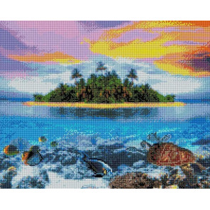  Черепаший остров Алмазная вышивка мозаика Арт Фея UA409